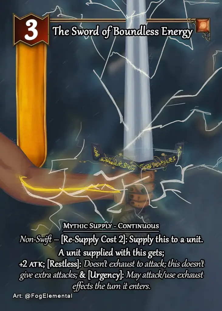 The Sword of Boundless Energy