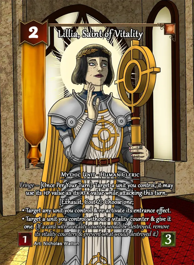 Lillia, Saint of Vitality
