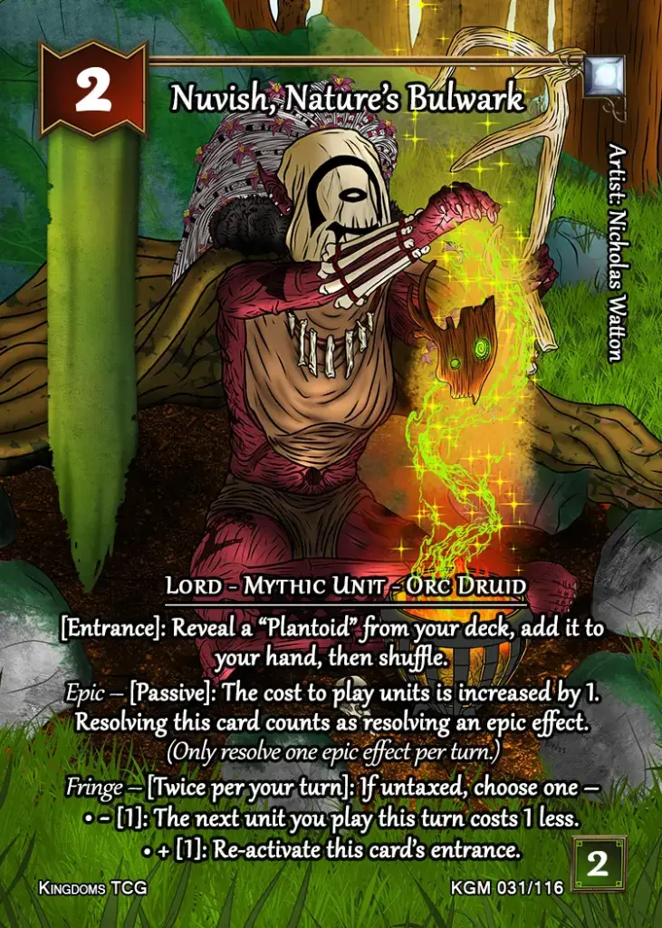 Nuvish, Nature's Bulwark
