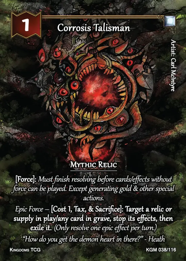 Corrosis Talisman