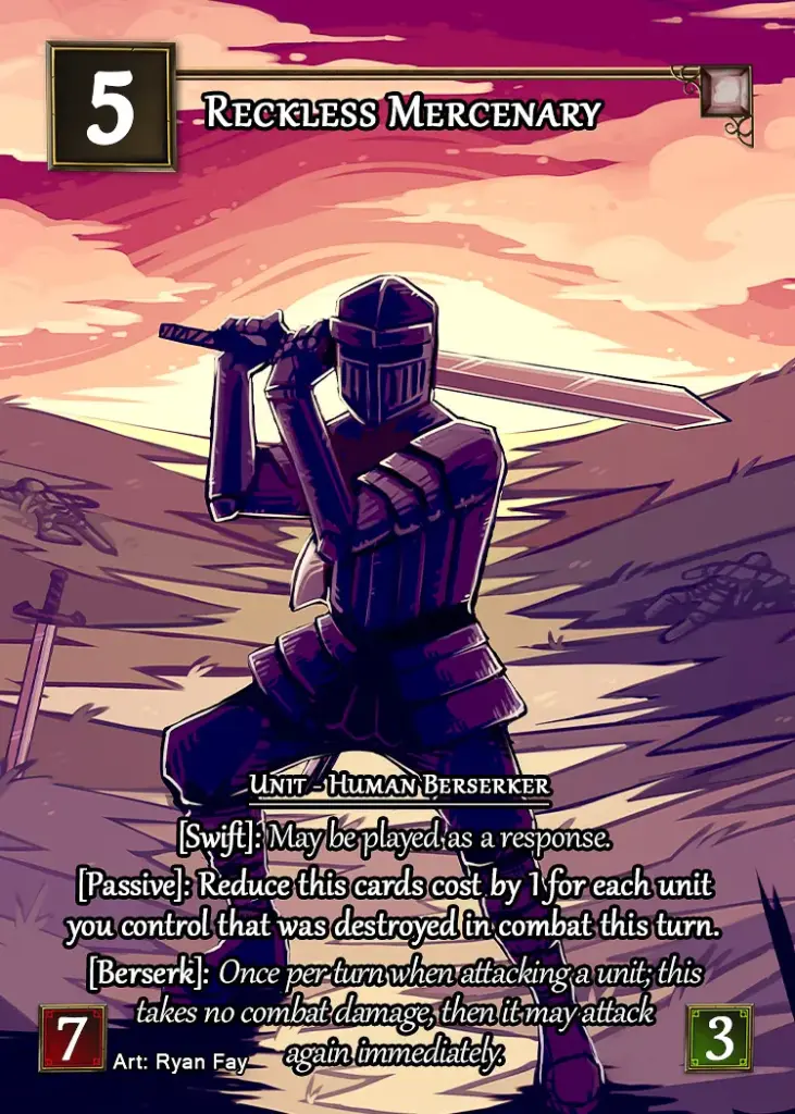 Reckless Mercenary