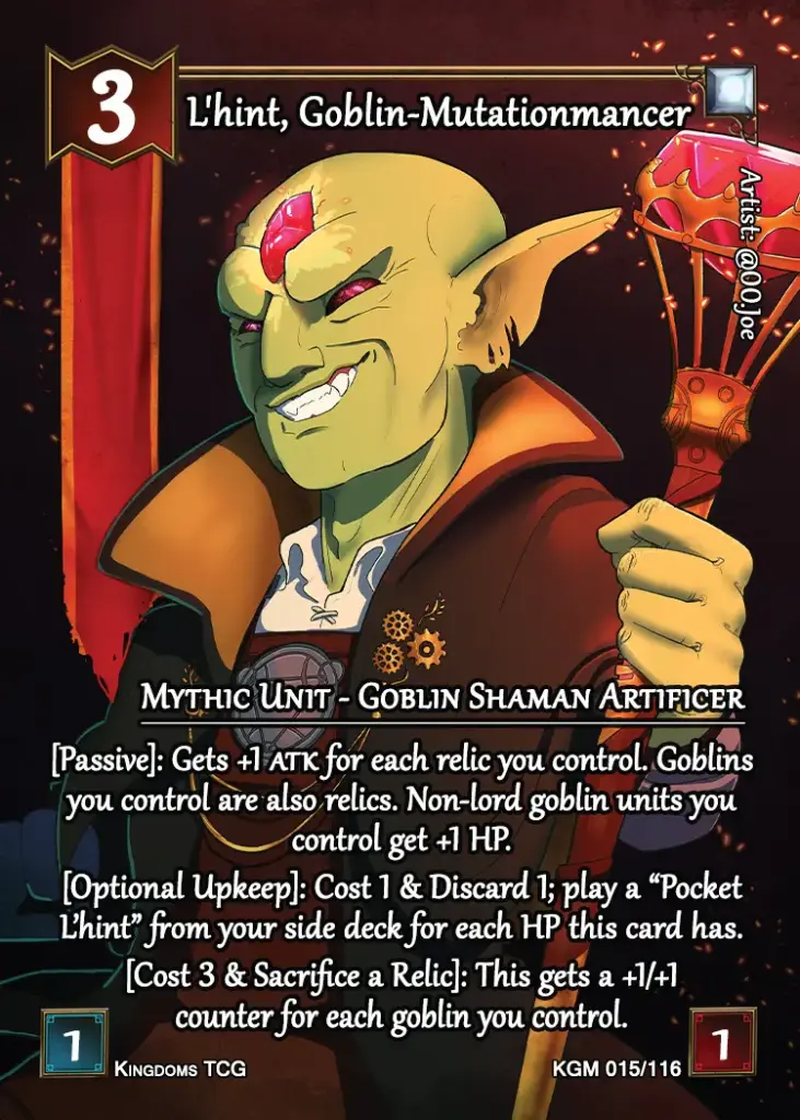 L'hint, Goblin-Mutationmancer
