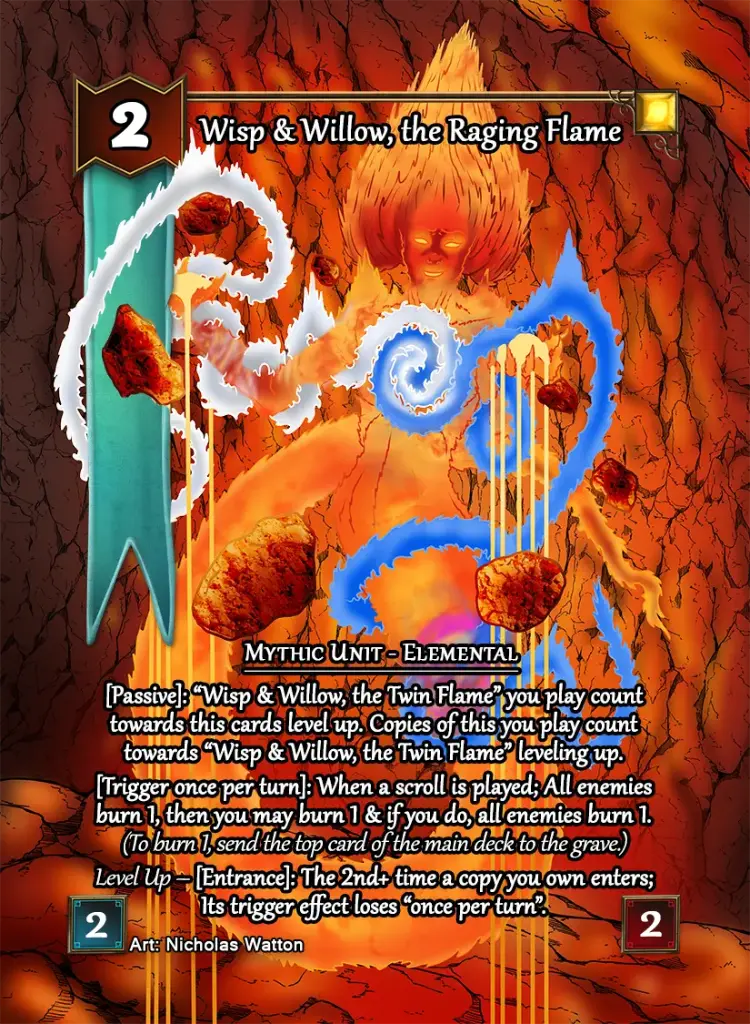 Wisp & Willow, the Raging Flame