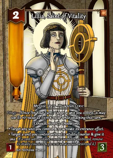 Lillia, Saint of Vitality