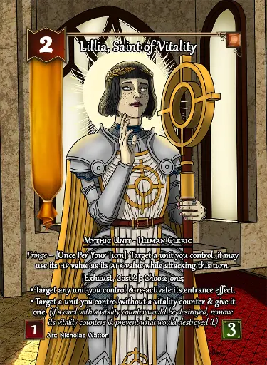 Lillia, Saint of Vitality