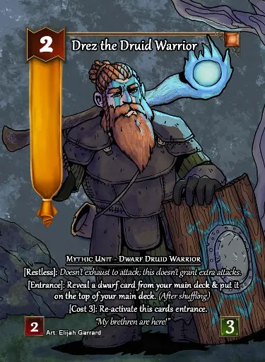 Drez the Druid Warrior
