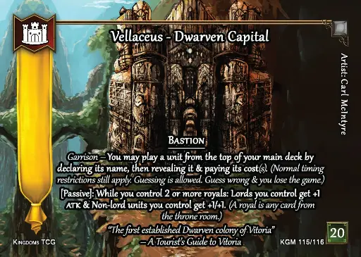 Vellaceus - Dwarven Capital