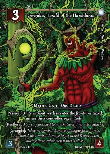 Dreyraka, Herald of the Harshlands