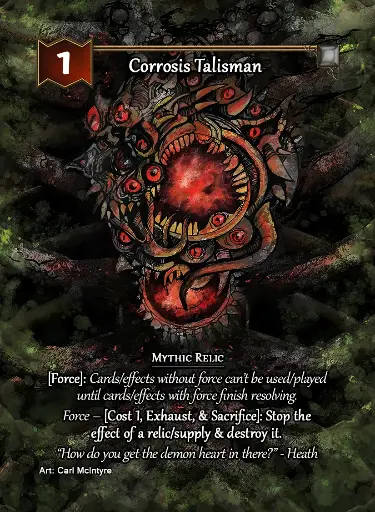 Corrosis Talisman