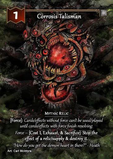 Corrosis Talisman
