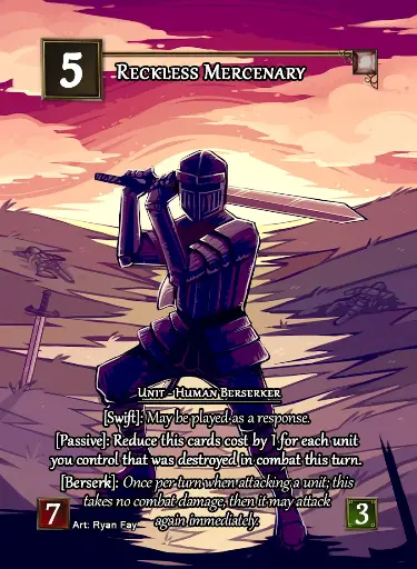 Reckless Mercenary