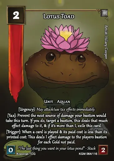 Lotus Toad