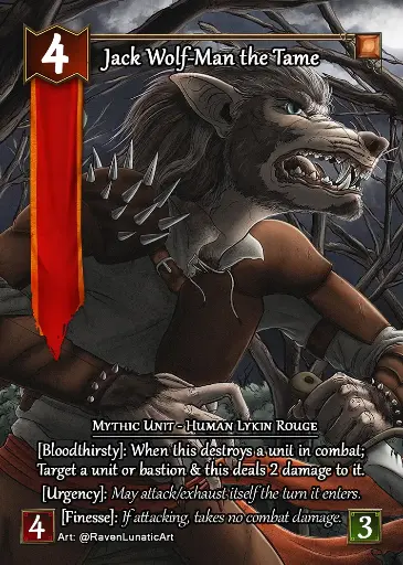 Jack Wolf-Man the Tame