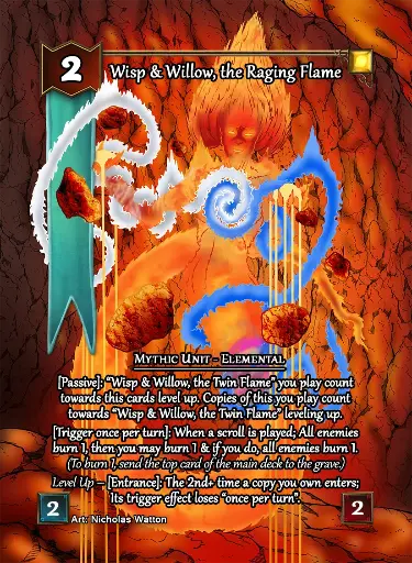 Wisp & Willow, the Raging Flame